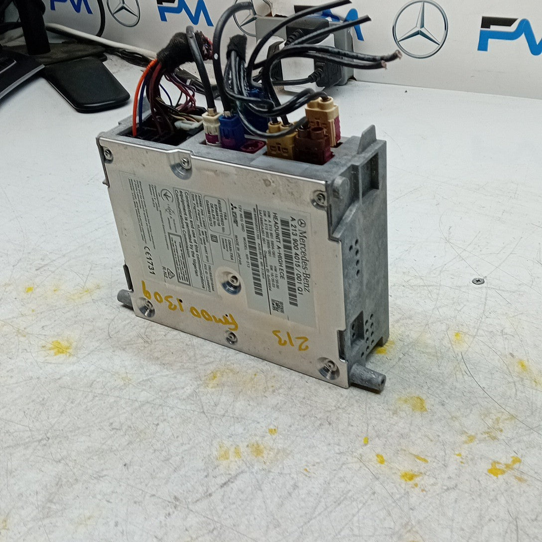 MERCEDES BENZ E-CLASS W213 2017 RADIO CD STEREO HEAD UNIT A2139004015 FM001309