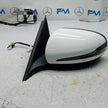 MERCEDES C-CLASS W205 PASSENGER WING MIRROR NS WHITE 2014 PL A2058101916 FMM60