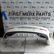 MERCEDES BENZ C-CLASS W205 COUPE REAR BUMPER 2015 WHITE COMPLETE FMX62