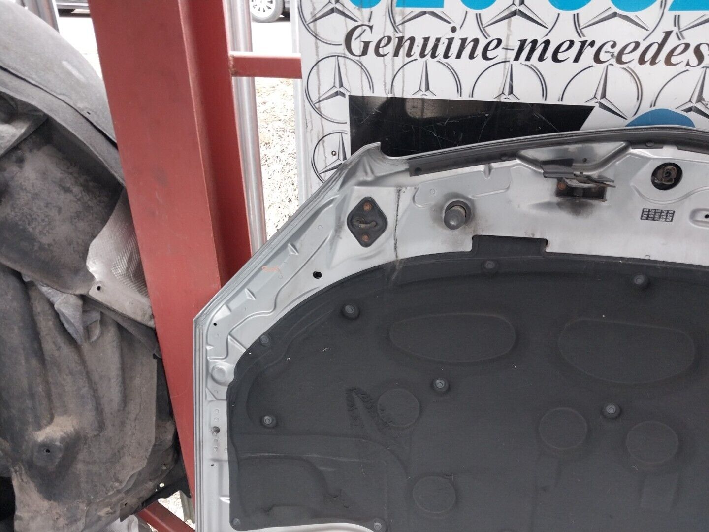 MERCEDES C CLASS W204 FACELIFT BONNET GREY 2011-2013