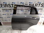 MERCEDES E-CLASS W213  DRIVER FRONT DOOR OSF BLACK 2016-2023 COMPLETE FMD303