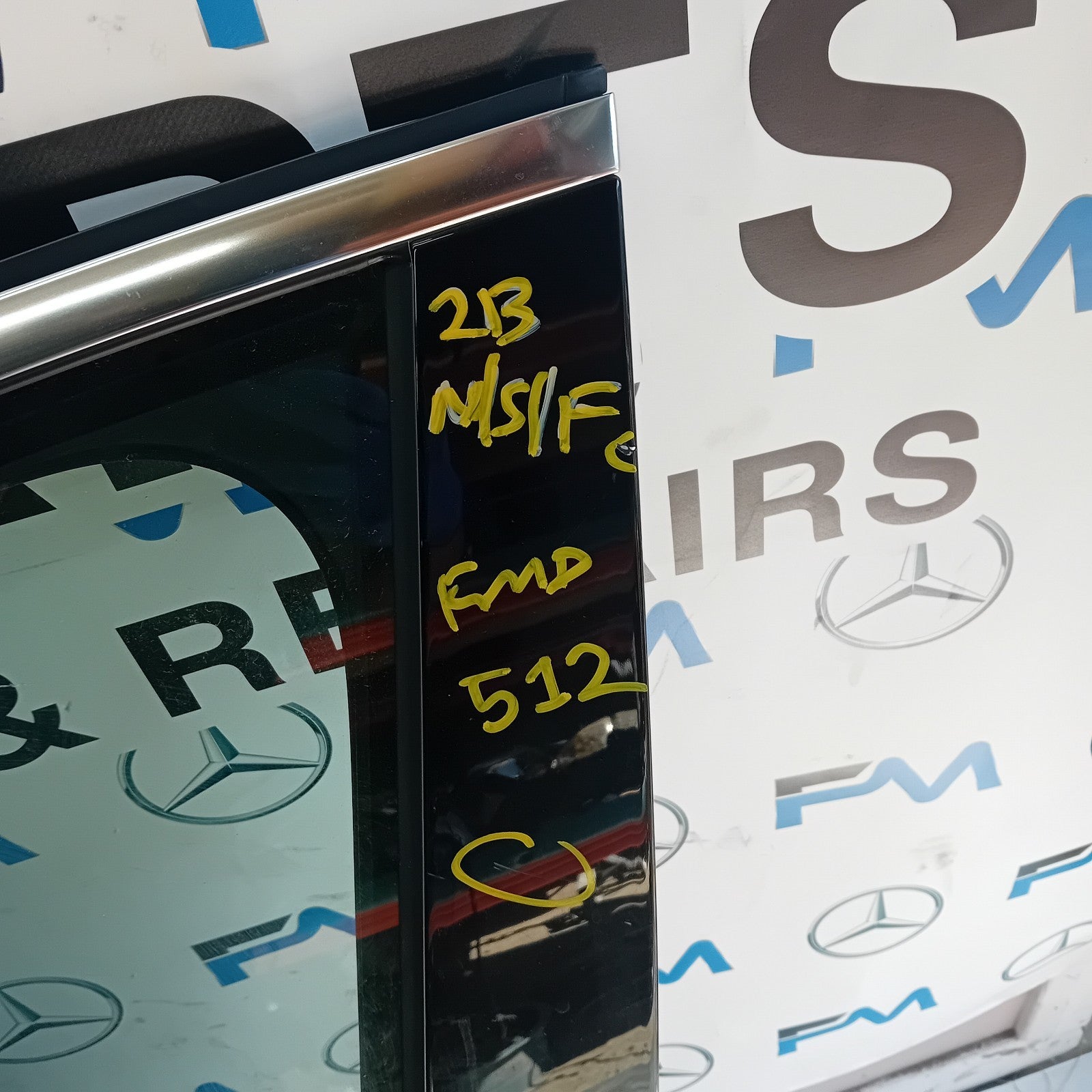 MERCEDES E-CLASS W213 PASSENGER FRONT DOOR NSF 2016 ON SILVER COMPLETE  FMD512