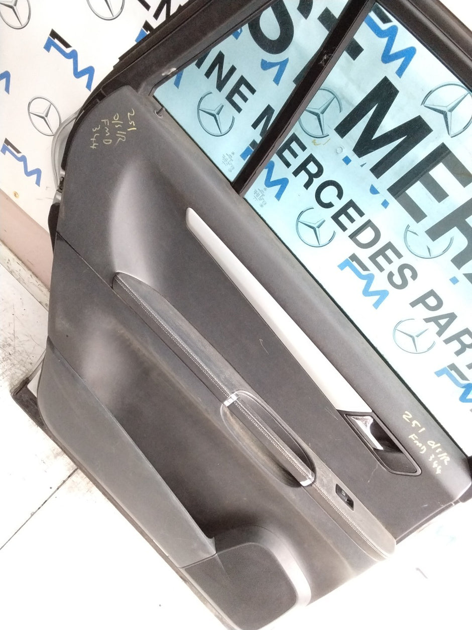 MERCEDES R-CLASS W251 PASSENGER REAR DOOR NSR SILVER 2005-12 COMPLETE FMD344