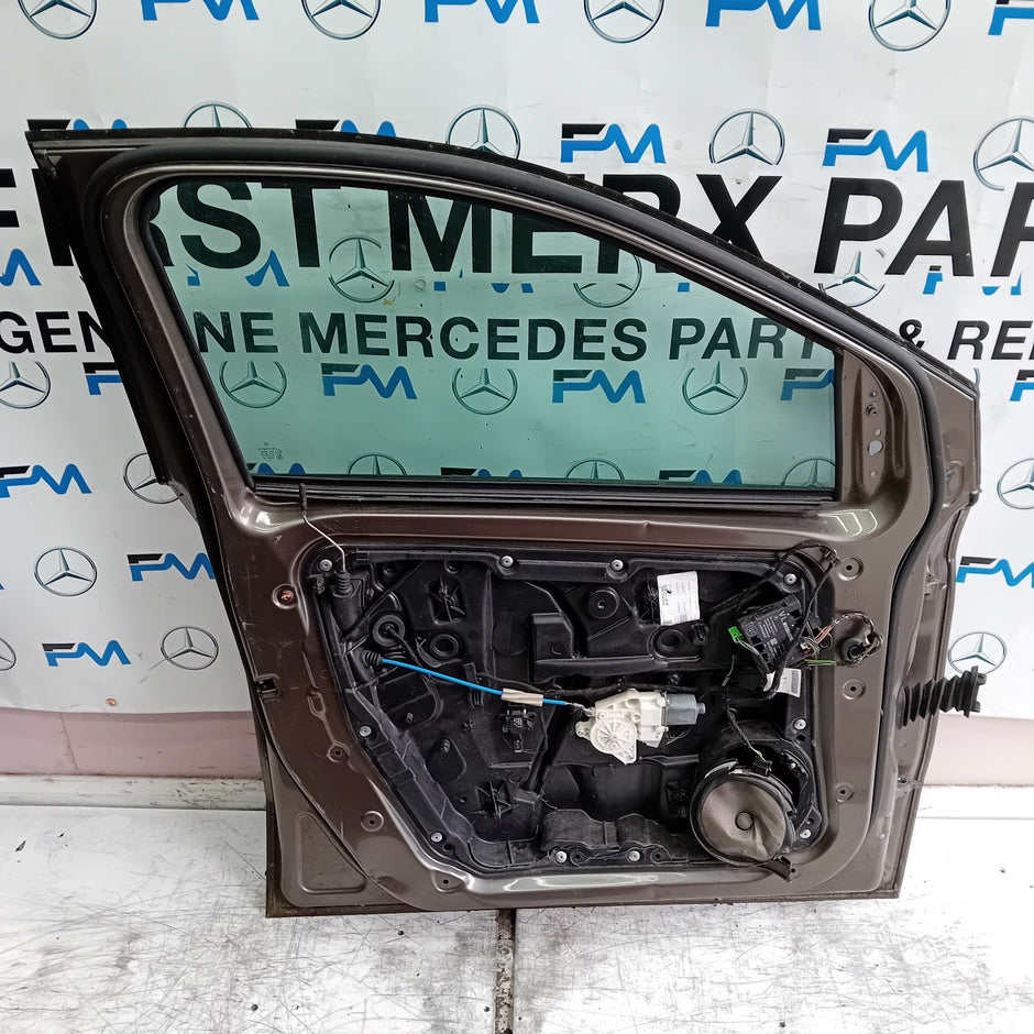 MERCEDES B-CLASS W246 PASSENGER FRONT DOOR NSF BROWN 2012-19 COMPLETE FMD387