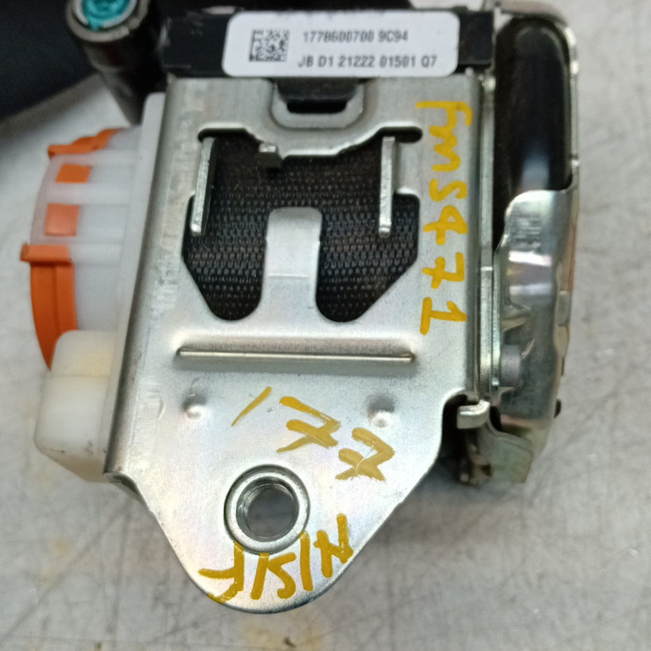 MERCEDES A-CLASS W177 SEAT BELT FRONT LEFT PASSENGER SIDE NSF A1778600700 FMS471