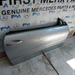 MERCEDES BENZ CLK C209 CP DRIVER FRONT DOOR OSF 2002-09 SILVER COMPLETE FMD362