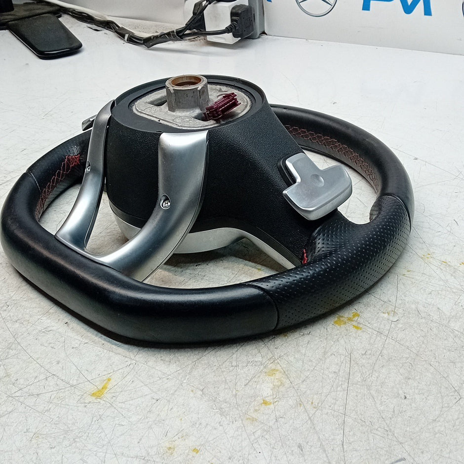 MERCEDES W205 C-CLASS MULTIFUNCTION STEERING WHEEL FL 2014 A0050004599 FM001401