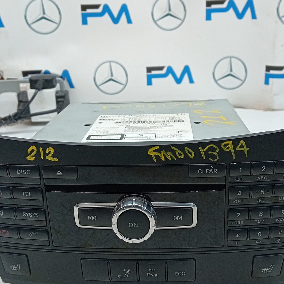 MERCEDES E CLASS W212 STEREO SAT NAV SYSTEM A2129006417 2009-2016 FM001395