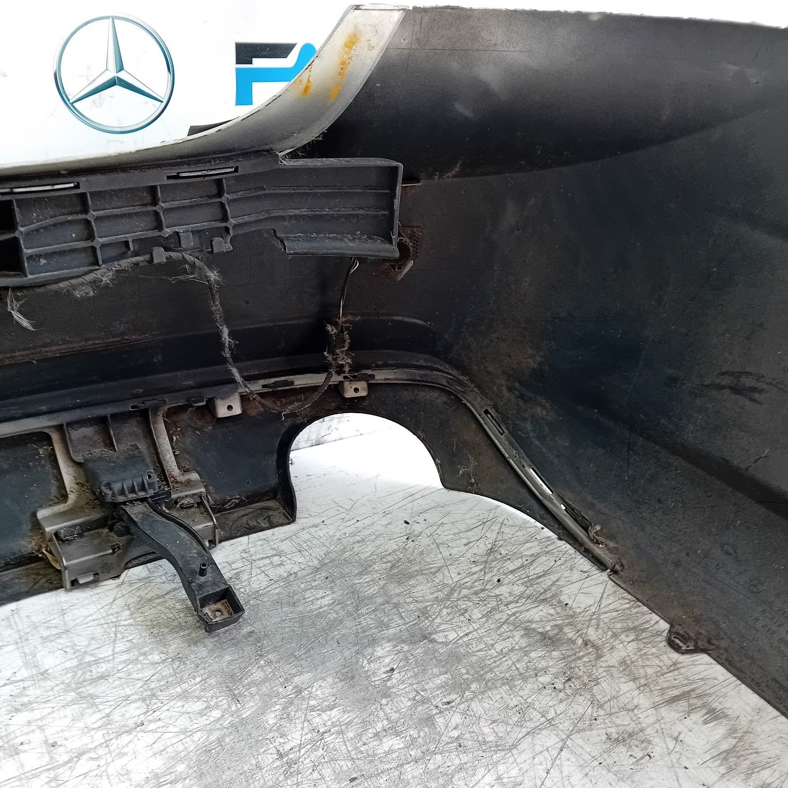 MERCEDES BENZ E-CLASS W212 REAR BUMPER SILVER 2014 A2128855125 FMX128