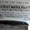 MERCEDES BENZ E-CLASS W213 SLN REAR BUMPER A2138850022 2016 WHITE FMX171