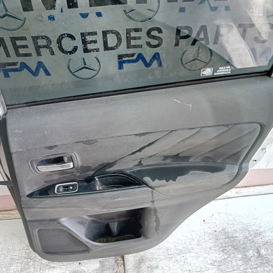 MITSUBISHI OUTLANDER MK3 DRIVER SIDE REAR DOOR OSR 2013 SILVER FMD416