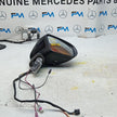 MERCEDES C-CLASS W205 DRIVER WING MIRROR OSF BLACK PL CAMERA FMM72