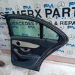 MERCEDES BENZ C-CLASS W205 DRIVER SIDE REAR DOOR O/S/R BLACK  COMPLETE FMD147