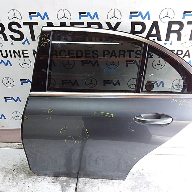 MERCEDES E-CLS W213 SLN PASSENGER REAR DOOR NSR GREY 2016-23 COMPLETE FMD610