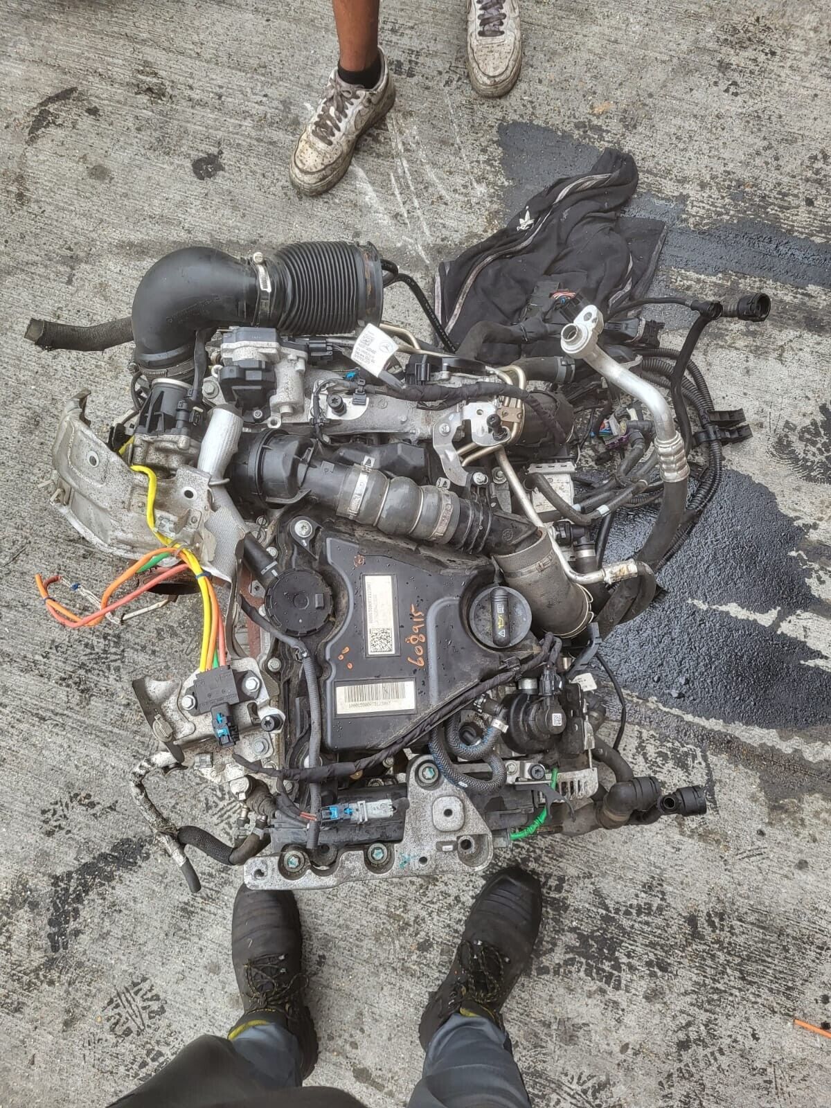 2019 MERCEDES A CLASS OM608.915 (K9KH471) 1.5L Diesel 4 Cylinder Auto Engine