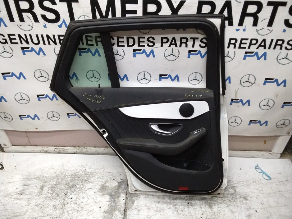 MERCEDES C-CLASS W205 EST PASSENGER REAR DOOR NSR WHITE 2014-21 COMPLETE FMD545