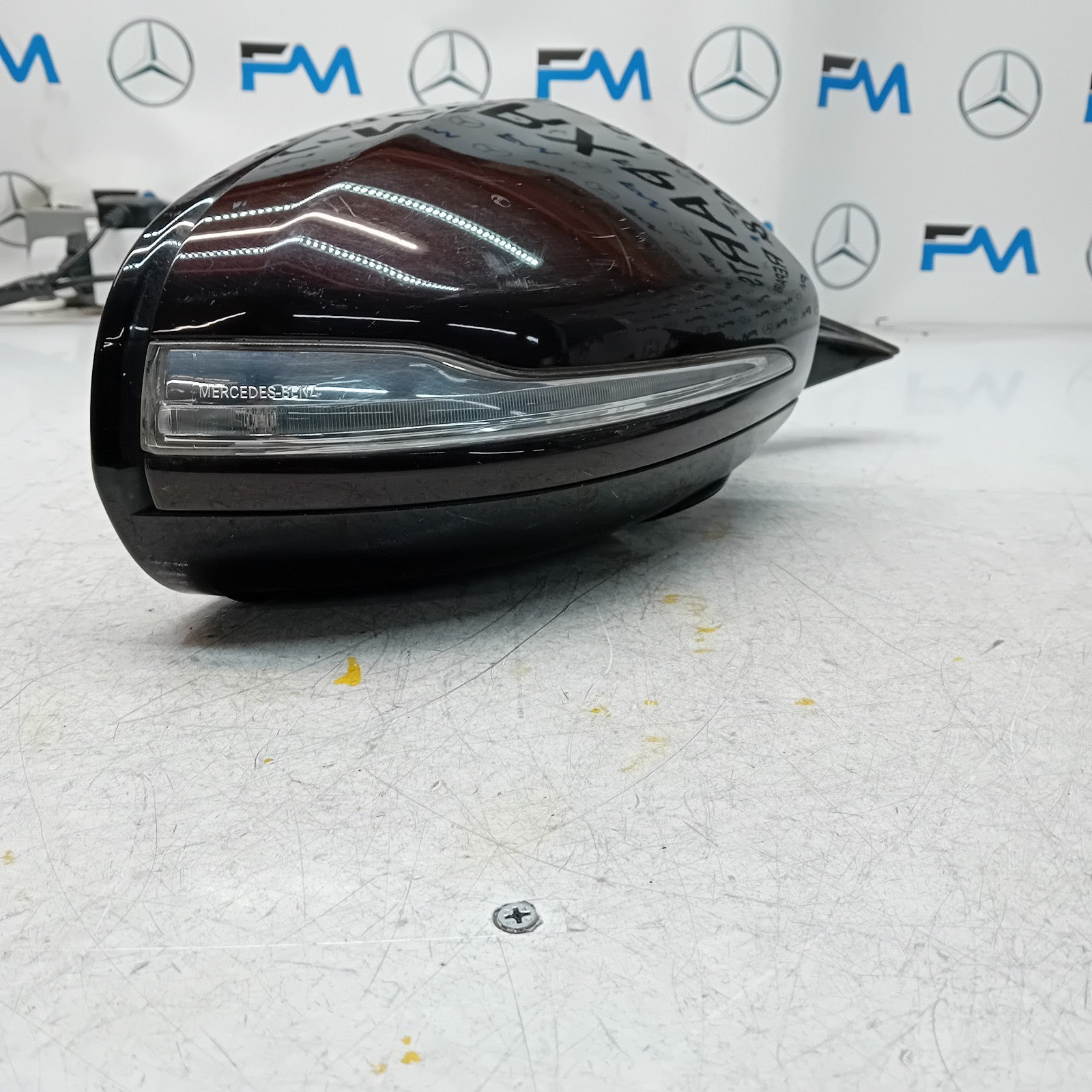 MERCEDES S-CLASS W222 DRIVER SIDE WING MIRROR BROWN A2228101601 PL FMM44