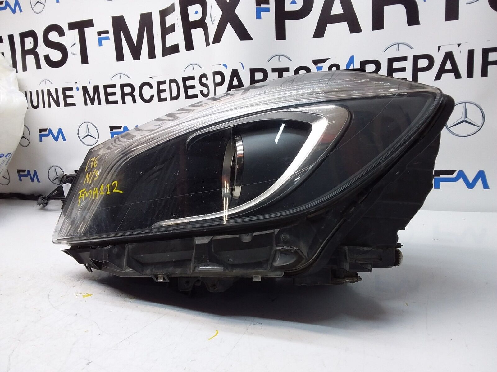 2012 MERCEDES A-CLASS W176 HEADLIGHT PASSENGER NS A1768204461 FMH112 