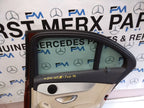 MERCEDES BENZ  C-CLASS W205 DRIVER SIDE REAR DOOR O/S/R COMPLETE RED FMD91