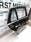 MERCEDES BENZ C-CLASS W205 DRIVER SIDE REAR DOOR O/S/R COMPLETE BLACK FMD77