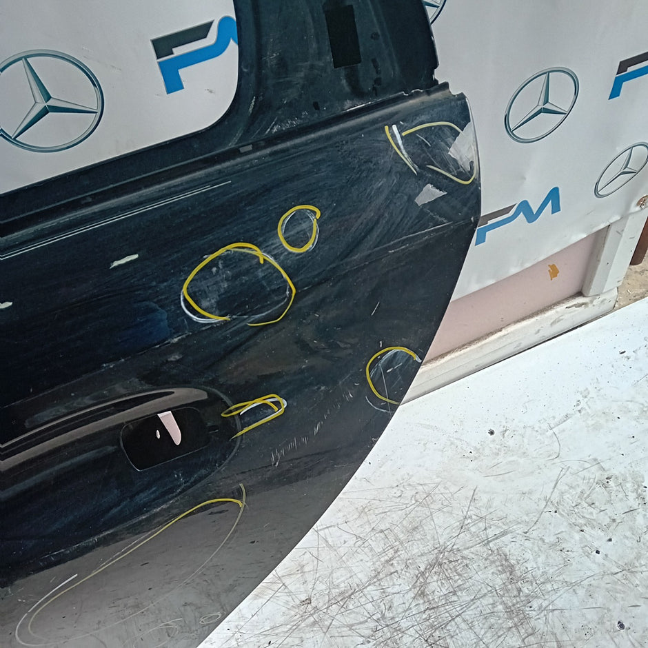 MERCEDES BENZ A-CLASS W177 PASSENGER SIDE REAR DOOR N/S/R BLACK  FMD144