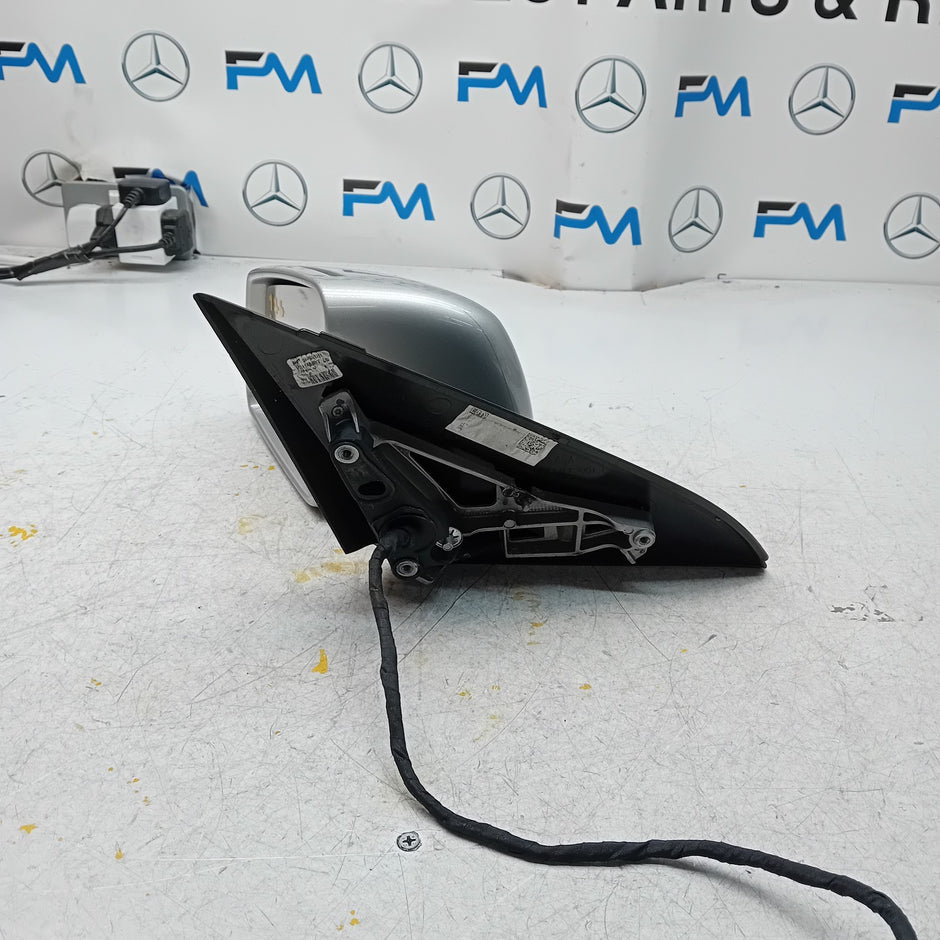 MERCEDES A-CLASS  W176 PASSENGER SIDE WING MIRROR A1768100116 SILVER FMM38