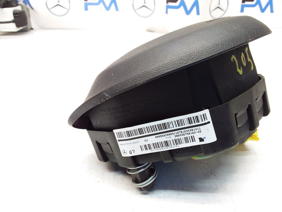 MERCEDES C-CLASS W205 STEERING WHEEL AIRBAG 308998798162-AD FM00483