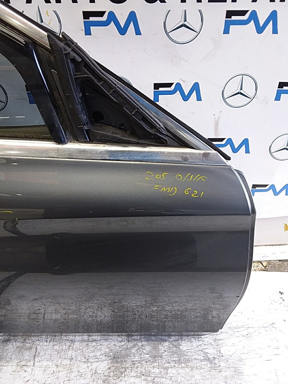 MERCEDES BENZ C-CLASS W205 SLN DRIVER FRONT DOOR OSF GREY 2014-21  FMD621