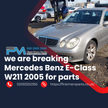 MERCEDES BENZ E-CLASS W211 , 2005 - BREAKING / FRONT & REAR BUMPER  AND WINGS