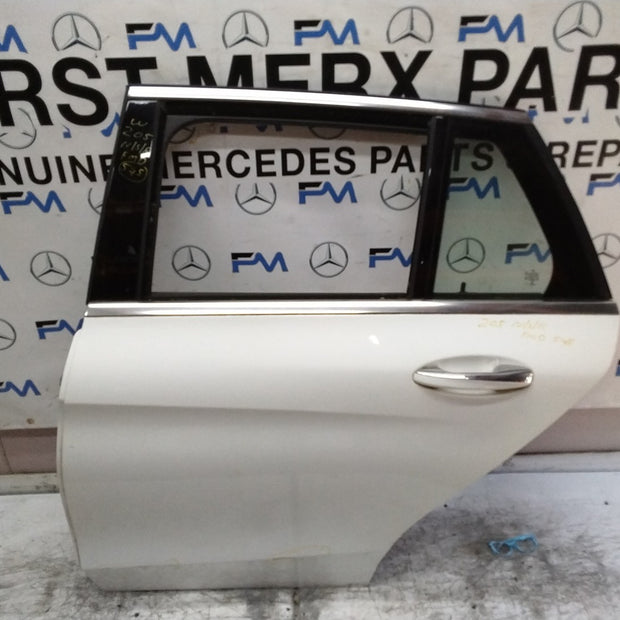 MERCEDES C-CLASS W205 EST PASSENGER REAR DOOR NSR WHITE 2014-21 COMPLETE FMD545