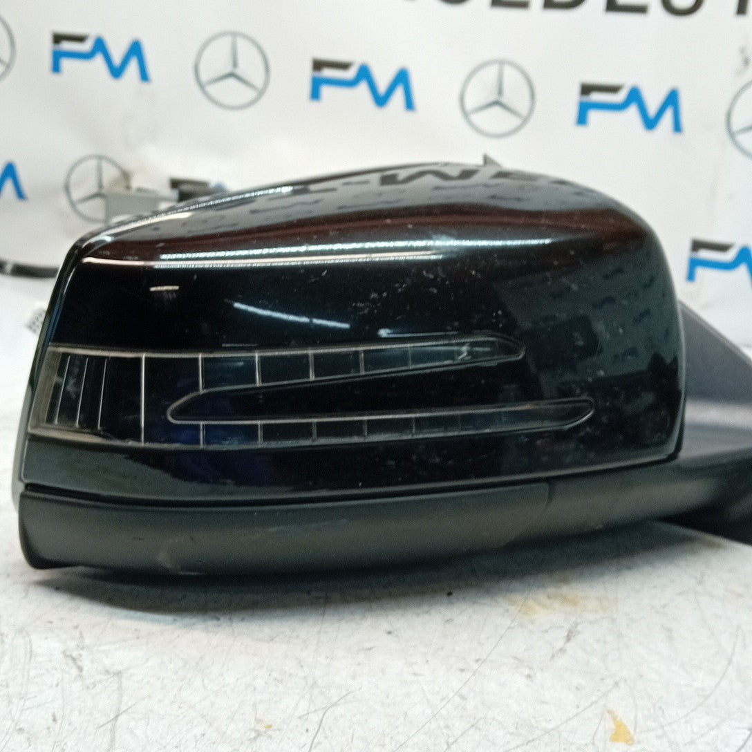 MERCEDES CLA W117 DRIVER SIDE WING MIRROR BLACK A1178102019 PL 2013-19 FMM50