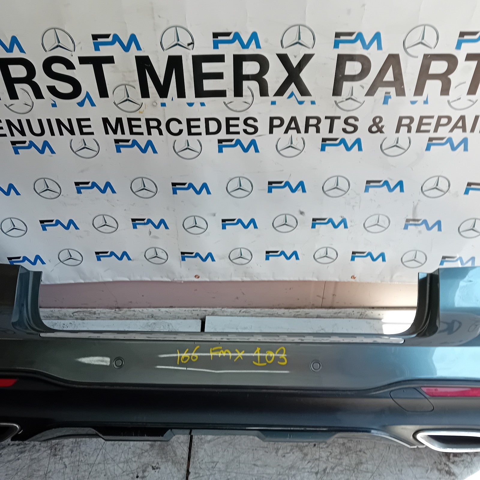 MERCEDES E-CLASS W213 ESTATE REAR BUMPER 2016 A2138852225 GREY COMPLETE FMX103