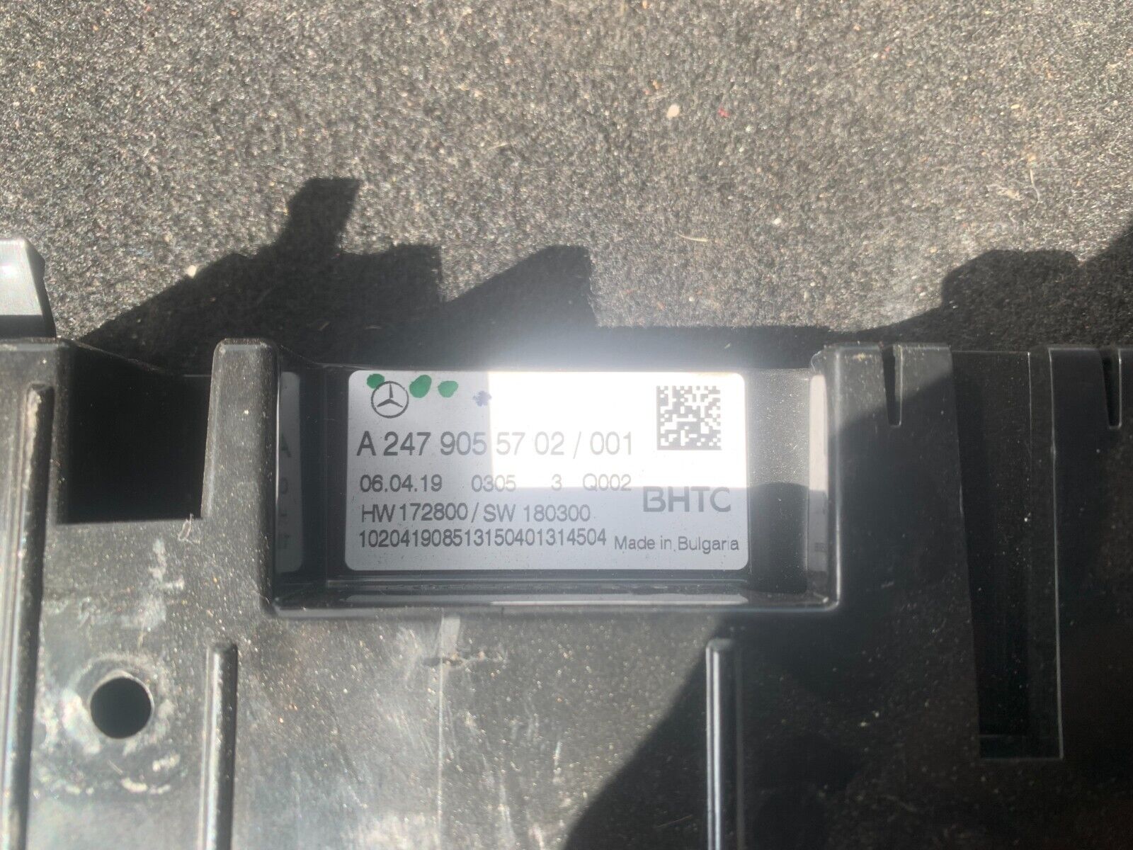 MERCEDES A-CLASS A180 W177 2019-22 INTERIOR HEATER CONTROLS (AC TYPE)