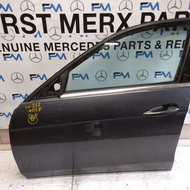 MERCEDES BENZ  E-CLASS W212 PASSENGER SIDE FRONT DOOR N/S/F COMPLETE GREY FMD98