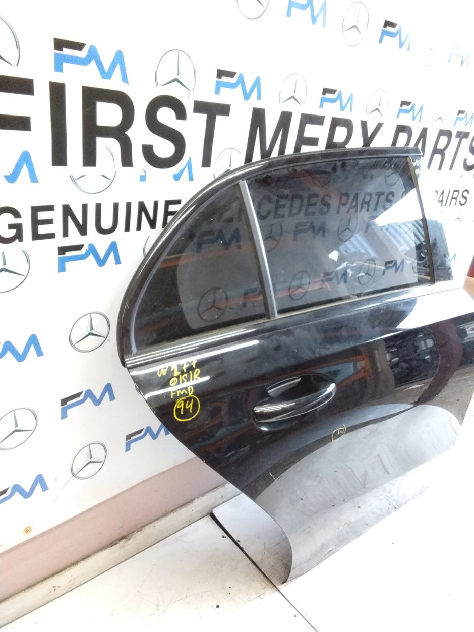 MERCEDES BENZ  A-CLASS W177 DRIVER SIDE REAR DOOR O/S/R COMPLETE BLACK FMD94