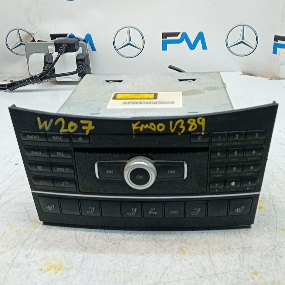 MERCEDES E CLASS W207 W212 STEREO SAT NAV SYSTEM A2129005212 2016 FM001389