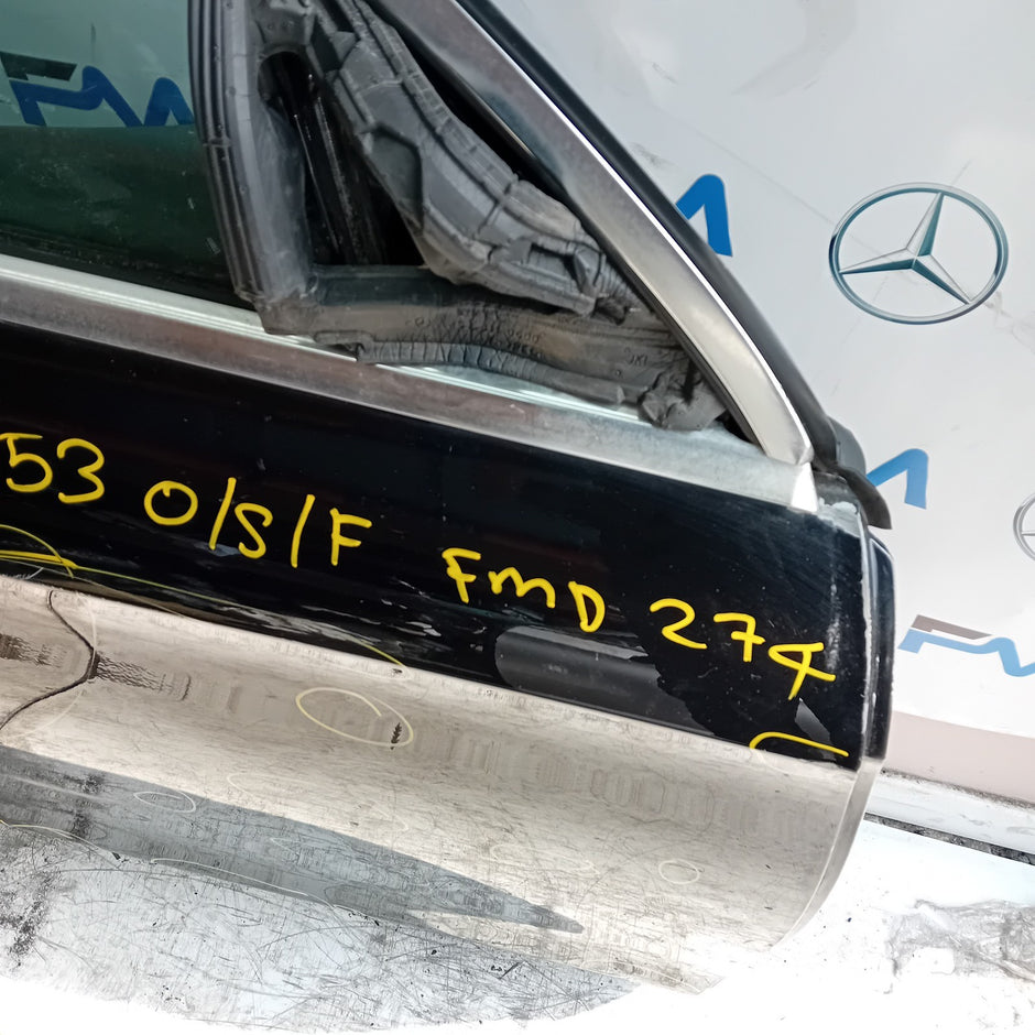 MERCEDES BENZ GLC X253 SLN DRIVER FRONT DOOR OSF 2016 ON BLACK COMPLETE FMD274