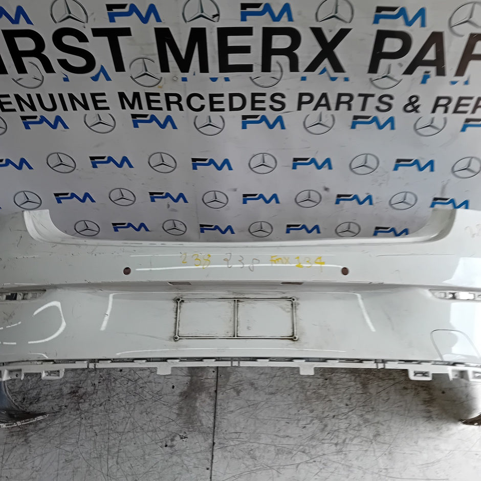 MERCEDES BENZ E-CLASS C238 COUPE REAR BUMPER WHITE 2014 FMX134