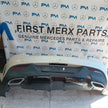 MERCEDES BENZ GLE C292 COUPE REAR BUMPER A2928851425 2016 WHITE COMPLETE FMX157
