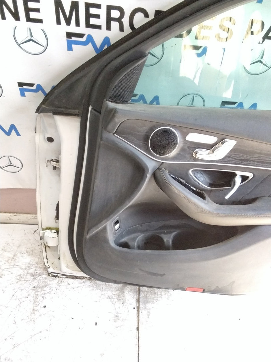 MERCEDES BENZ GLC W253  DRIVER FRONT DOOR OSF WHITE 2016-2023 COMPLETE FMD313