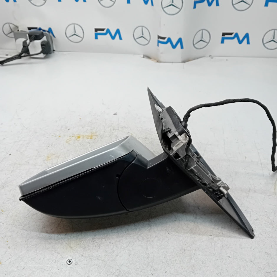 MERCEDES A-CLASS  W176 PASSENGER SIDE WING MIRROR A1768100116 SILVER FMM38