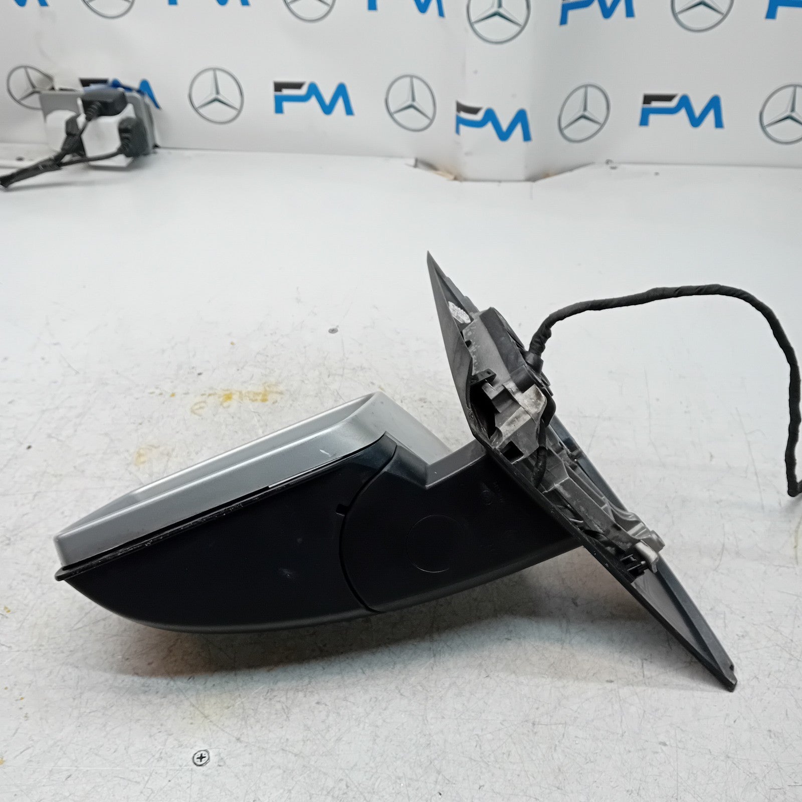 MERCEDES A-CLASS  W176 PASSENGER SIDE WING MIRROR A1768100116 SILVER FMM38