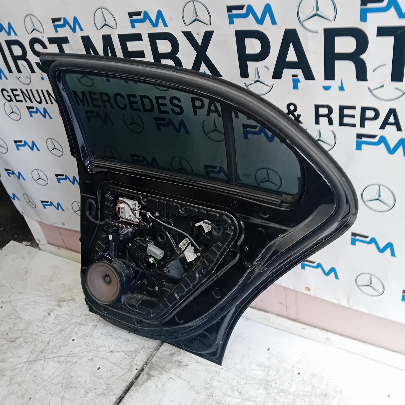 MERCEDES BENZ A-CLASS W177 DRIVER REAR DOOR O/S/R GREY 2018 ONWARDS FMD154