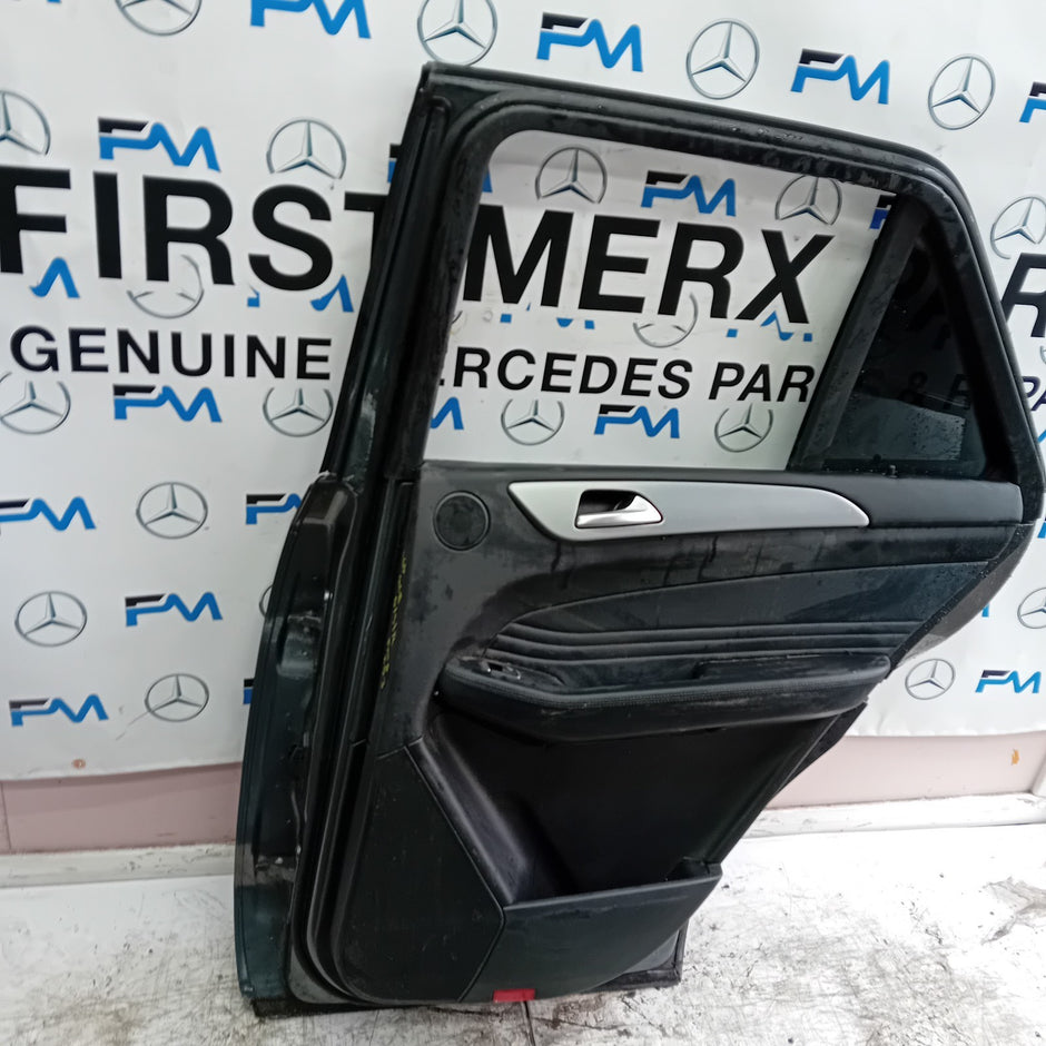 MERCEDES GLE W166 DRIVER REAR DOOR OSR GREY 2015-19 COMPLETE FMD253