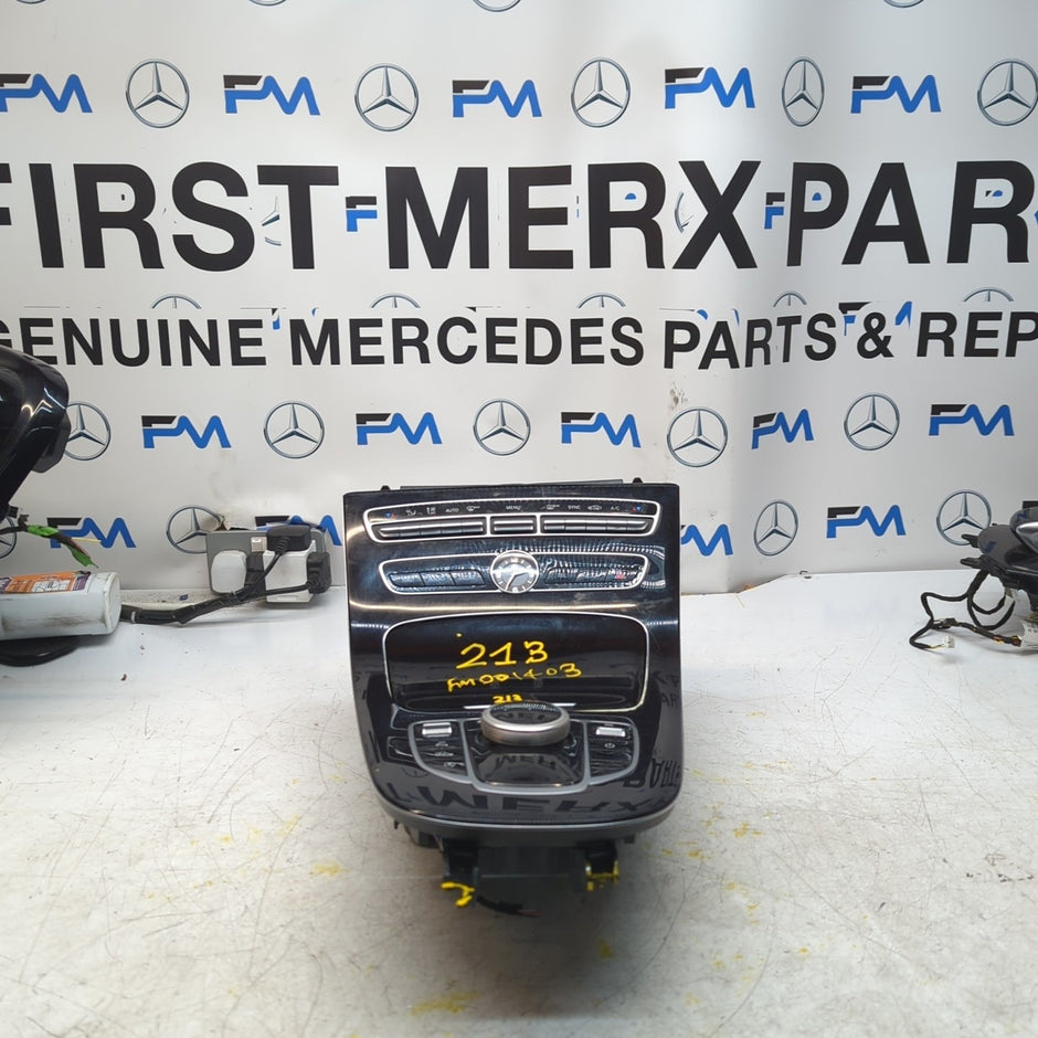  MERCEDES E-CLASS W213 CLIMATE & CENTRE CONSOLE A2139059003 COMPLETE FM001403