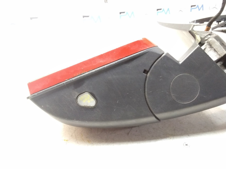 MERCEDES C-CLASS  W204 PASSENGER SIDE WING MIRROR A2048106593 RED FMM19