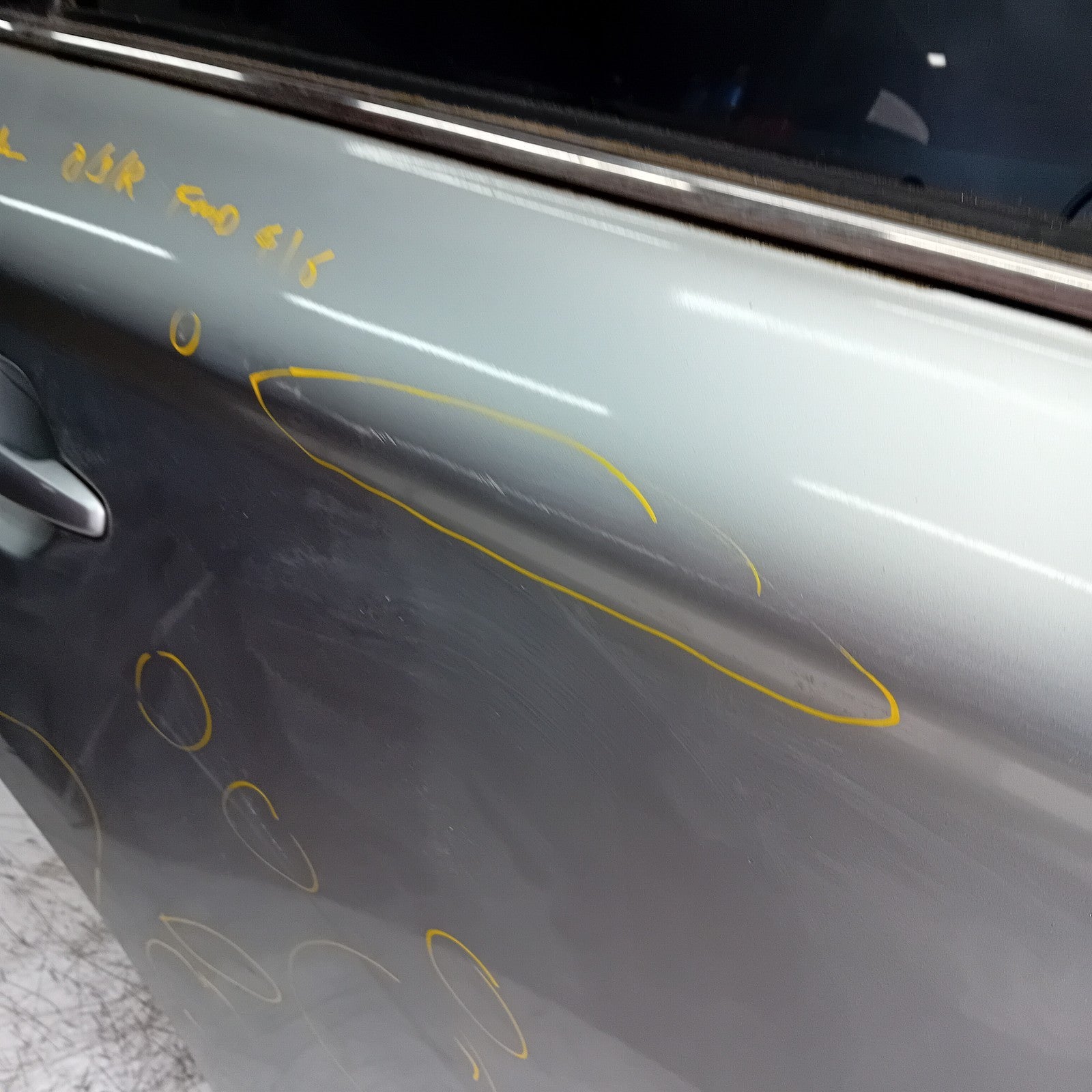 MITSUBISHI OUTLANDER MK3 DRIVER SIDE REAR DOOR OSR 2013 SILVER FMD416