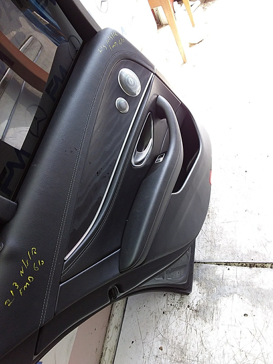 MERCEDES E-CLS W213 SLN PASSENGER REAR DOOR NSR GREY 2016-23 COMPLETE FMD610