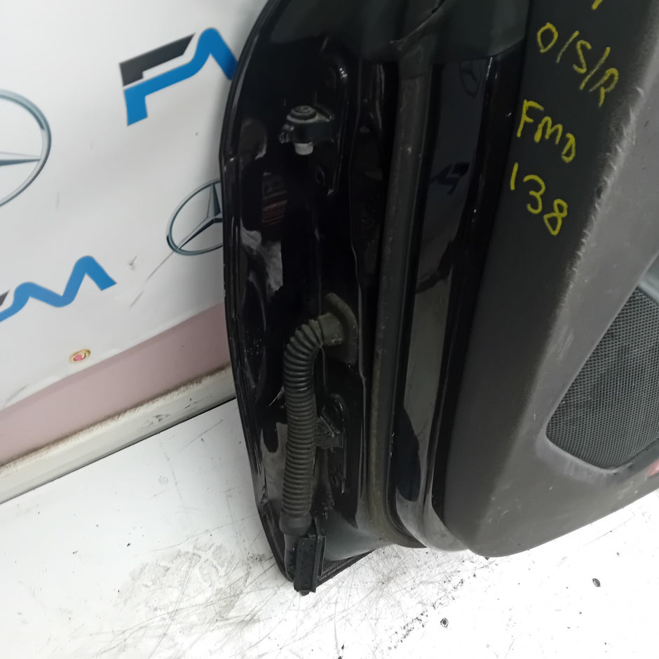 MERCEDES BENZ CLA W117 DRIVER SIDE REAR DOOR O/S/R BLACK COMPLETE FMD138