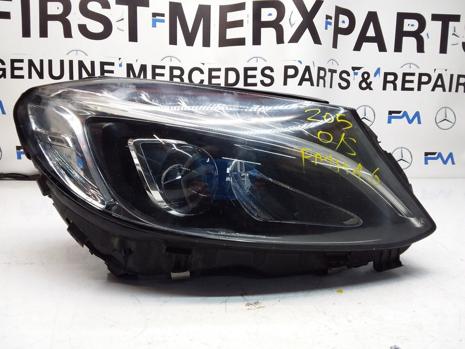 2016 MERCEDES C-CLASS W205 O/S Driver Side Front Headlight FMH46